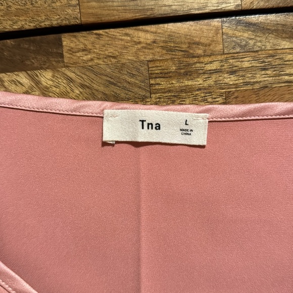 TNA #barbiecore slip dress - Picture 7 of 12